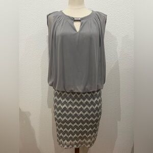 Gray Cocktail Dress by Perceptions New York. Size 10.